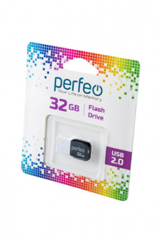Носитель информации PERFEO PF-M02W032 USB 32GB M02 черный BL1 от магазина РЭССИ