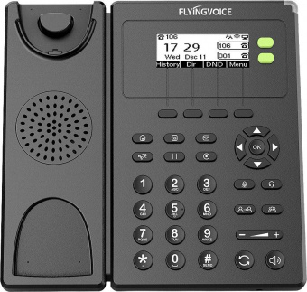 Телефон IP Flyingvoice FIP-10 черный от магазина РЭССИ