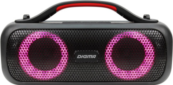 Колонка порт. Digma D-PS1531 черный/черный 40W 2.0 BT 10м 3000mAh (SP1531B) от магазина РЭССИ
