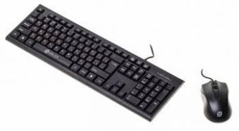 Клавиатура + мышь Оклик 620M клав:черный мышь:черный USB от магазина РЭССИ