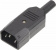 Вилка Lanmaster LAN-IEC-320-C14 IEC 60320 C14 10A 250V black от магазина РЭССИ