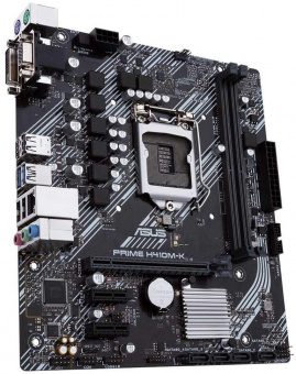 Материнская плата Asus PRIME H410M-K Soc-1200 Intel H410 2xDDR4 mATX AC`97 8ch(7.1) GbLAN+VGA+DVI от магазина РЭССИ