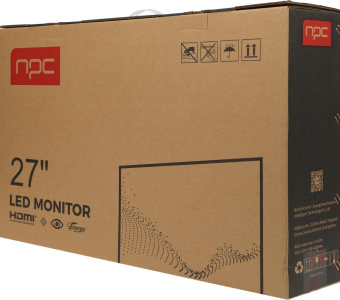 Монитор NPC 27" MF2704-F черный IPS LED 5ms 16:9 HDMI M/M матовая 250cd 178гр/178гр 1920x1080 75Hz VGA DP FHD 4кг от магазина РЭССИ