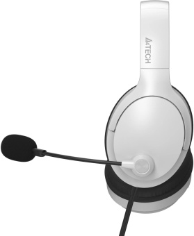 Наушники с микрофоном A4Tech Fstyler FH280U белый 2м мониторные USB оголовье от магазина РЭССИ