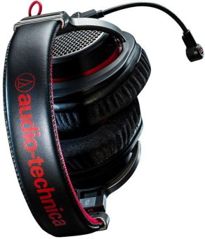 Наушники с микрофоном Audio-Technica ATH-PDG1a черный/серебристый 2м мониторные оголовье от магазина РЭССИ