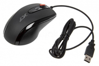 Мышь A4Tech X-718BK черный оптическая (3000dpi) USB (6but) от магазина РЭССИ