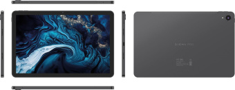 Планшет Digma Pro HIT 108E T616 (2.0) 8C RAM8Gb ROM128Gb 10.1" IPS 1920x1200 3G 4G Android 12 серый космос 13Mpix 5Mpix BT GPS WiFi Touch microSD 1Tb 8000mAh от магазина РЭССИ
