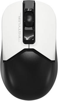 Мышь A4Tech Fstyler FB12S черный/белый оптическая (1200dpi) silent беспроводная BT/Radio USB (3but) от магазина РЭССИ