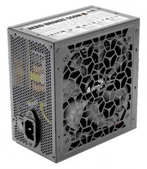 Блок питания Aerocool ATX 550W AERO BRONZE 80+ bronze (24+4+4pin) APFC 120mm fan 5xSATA RTL от магазина РЭССИ