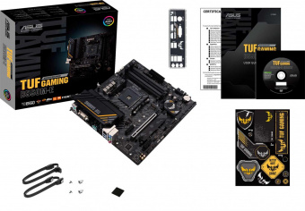 Материнская плата Asus TUF GAMING B550M-E Soc-AM4 AMD B550 4xDDR4 mATX AC`97 8ch(7.1) GbLAN RAID+VGA+HDMI+DP от магазина РЭССИ