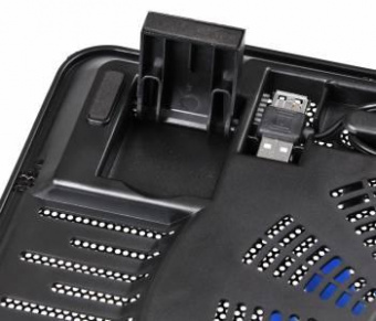 Подставка для ноутбука Buro BU-LCP140-B114 14"335x265x23мм 1xUSB 1x 140ммFAN металлическая сетка/пластик черный от магазина РЭССИ