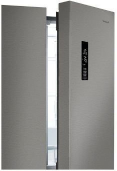 Холодильник Weissgauff WCD 450 X NoFrost Inverter 2-хкамерн. нержавеющая сталь (двухкамерный) от магазина РЭССИ