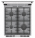 Картинка Плита Газовая Gorenje GGI5C21XF нержавеющая сталь (стеклянная крышка) реш.чугун от магазина РЭССИ Плита Газовая Gorenje GGI5C21XF нержавеющая сталь (стеклянная крышка) реш.чугун от магазина РЭССИ