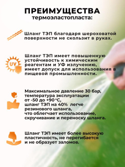 Шланг Вихрь 73/7/2/36 1" 25м поливочный армированный черный от магазина РЭССИ