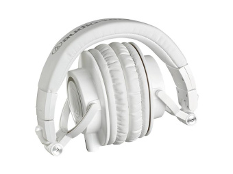 Наушники мониторные Audio-Technica ATH-M50X 1.2м белый проводные оголовье (15117335) от магазина РЭССИ