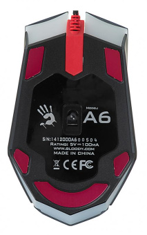 Мышь A4Tech Bloody A6 черный оптическая (4000dpi) USB3.0 (8but) от магазина РЭССИ