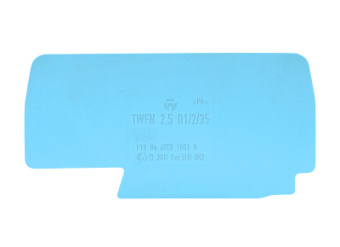 Пластина разд. TWFN 2,5 D1/2 BLAU от магазина РЭССИ