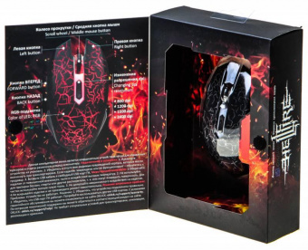 Мышь Оклик 895G HELLFIRE черный оптическая (3200dpi) USB (6but) от магазина РЭССИ