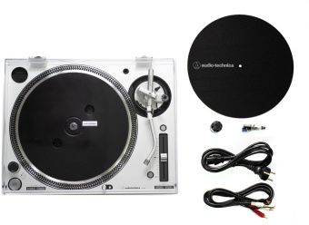 Проигрыватель винила Audio-Technica AT-LP140XPSVE ручной серебристый от магазина РЭССИ