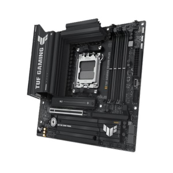 Материнская плата Asus TUF GAMING B850M-PLUS SocketAM5 AMD B850 4xDDR5 mATX AC`97 8ch(7.1) 2.5Gg RAID+HDMI+DP от магазина РЭССИ
