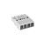 Розетка Wiecon 8113 BK / 4 OB от магазина РЭССИ