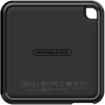 Накопитель SSD Silicon Power USB-C 2TB SP020TBPSDPC60CK PC60 1.8" черный от магазина РЭССИ
