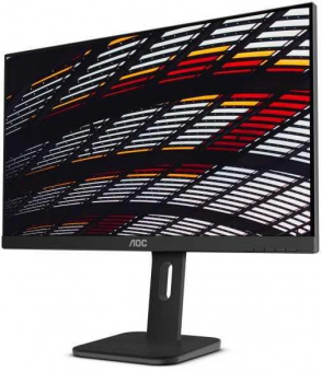 Монитор AOC 23.8" Professional 24P1/GR серый IPS LED 16:9 DVI HDMI M/M матовая HAS Pivot 250cd 178гр/178гр 1920x1080 D-Sub DisplayPort FHD USB 4.6кг от магазина РЭССИ