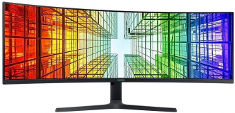 Монитор Samsung 49" S49A950UIU черный VA LED 32:9 HDMI M/M матовая HAS Piv 250cd 178гр/178гр 5120x1440 DP 2K USB 14.6кг от магазина РЭССИ