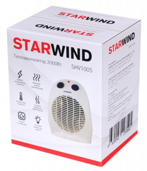 Тепловентилятор Starwind SHV1005 2000Вт белый/фиолетовый от магазина РЭССИ