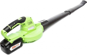 Воздуходувка-пылесос RedVerg RD-B18V пит.:от аккум. зеленый/черный от магазина РЭССИ