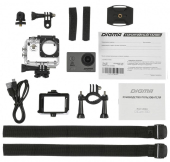 Экшн-камера Digma DiCam 300 серый от магазина РЭССИ