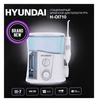 Ирригатор Hyundai H-OI710 белый/голубой от магазина РЭССИ