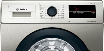 Стиральная машина Bosch WAJ2017SME пан.англ. класс: A+++ загр.фронтальная макс.:7кг серебристый от магазина РЭССИ