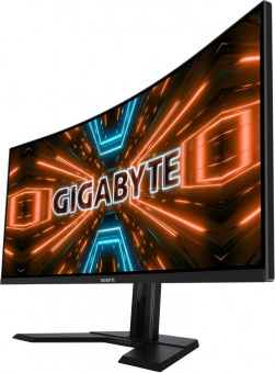 Монитор Gigabyte 34" G34WQC A черный VA LED 1ms 21:9 HDMI M/M матовая HAS 350cd 178гр/178гр 3440x1440 144Hz FreeSync Premium DP 2K 8.4кг от магазина РЭССИ