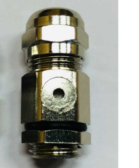 Каб.Ввод с клапаном M12L-BR металл от магазина РЭССИ