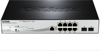 Коммутатор D-Link DGS-1210-10P/ME/A1A 8G 2SFP 8PoE управляемый от магазина РЭССИ