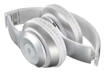 Гарнитура накладные Digma BT-14 сереб.мат. беспроводные bluetooth оголовье (BT-14S) от магазина РЭССИ