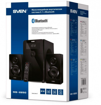 Колонки Sven MS-2250 2.1 черный 80Вт BT от магазина РЭССИ