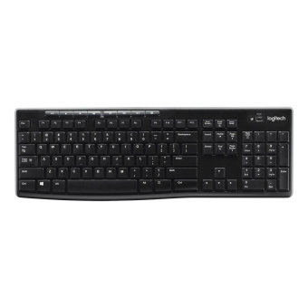 Клавиатура Logitech K270 черный/белый USB беспроводная Multimedia (920-003058) от магазина РЭССИ