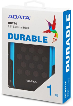 Жесткий диск A-Data USB 3.0 1TB AHD720-1TU31-CBL HD720 DashDrive Durable 2.5" синий от магазина РЭССИ
