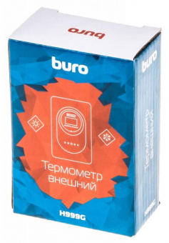 Термометр Buro H999E/G/T серебристый/черный от магазина РЭССИ