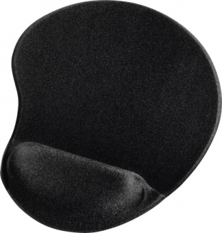 Коврик для мыши Hama Ergonomic Мини черный 215x255x21мм (00054779) от магазина РЭССИ