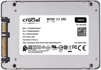 Накопитель SSD Crucial SATA-III 1TB CT1000MX500SSD1 MX500 2.5" от магазина РЭССИ