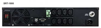 Источник бесперебойного питания Powercom Smart King RT SRT-1500A LCD 1350Вт 1500ВА черный от магазина РЭССИ