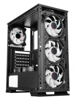 Корпус Formula F-3402 черный без БП ATX 5x120mm 2x140mm 2xUSB2.0 1xUSB3.0 audio bott PSU от магазина РЭССИ