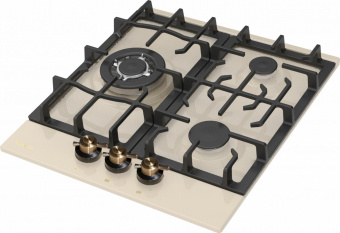 Газовая варочная поверхность Weissgauff HGG 451 REB бежевый от магазина РЭССИ