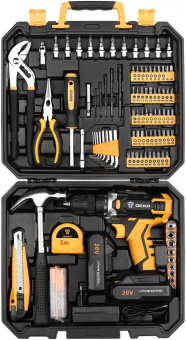 Дрель-шуруповерт Deko DKCD20FU-Li аккум. патрон:быстрозажимной (кейс в комплекте) (063-4135) от магазина РЭССИ