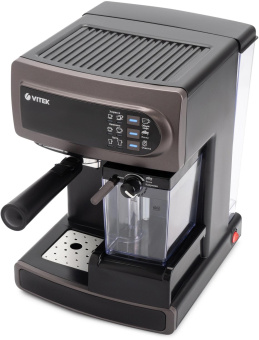 Кофеварка рожковая Vitek VT-1517 SR 1238Вт серый от магазина РЭССИ