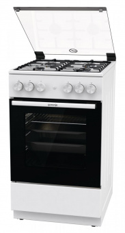 Плита Газовая Gorenje GGI5A21WH белый (стеклянная крышка) реш.сталь от магазина РЭССИ