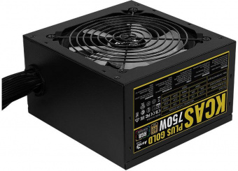 Блок питания Aerocool ATX 750W KCAS PLUS GOLD 750W RGB 80+ gold 24+2x(4+4) pin APFC 120mm fan color LED 8xSATA RTL от магазина РЭССИ